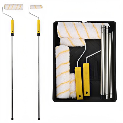 Paint roller set with - roller,