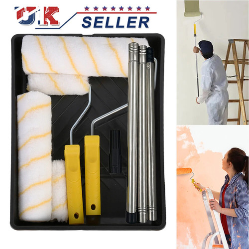 Paint roller set with - paint,