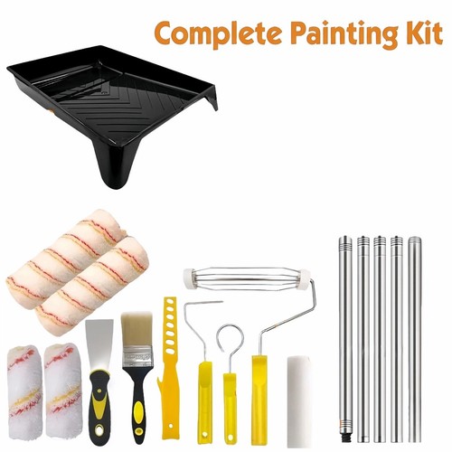 Long handled paint roller - handled,