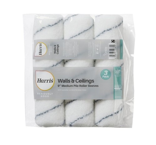 Harris paint roller sleeves - 9",