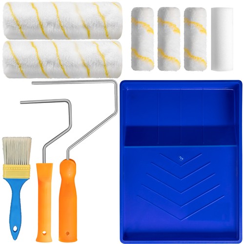 Paint roller set with tray - paint,