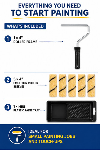 Paint roller sleeves - paint,