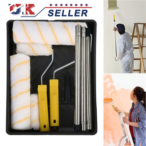 Long handled paint roller - handled,
