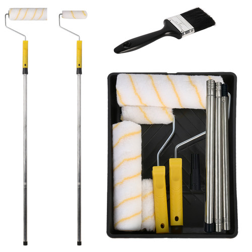 Paint roller set with - paint,